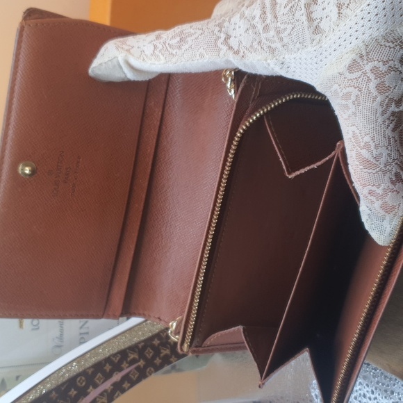 Auth🏵 Louis vuitton Monogram Porte Monnaie Billets Tresor Wallet -GUC - Picture 4 of 17